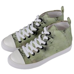 Woman 1079507 1920 Women s Mid-top Canvas Sneakers by vintage2030