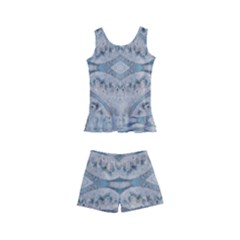 Broccoli Tree Blue Kid s Boyleg Swimsuit