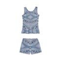 Broccoli Tree Blue Kid s Boyleg Swimsuit View2