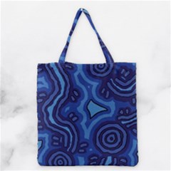 Aboriginal Art - Travel  Grocery Tote Bag by hogartharts