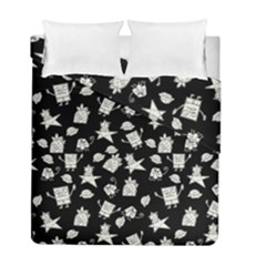 Doodle Bob Pattern Duvet Cover Double Side (full/ Double Size)