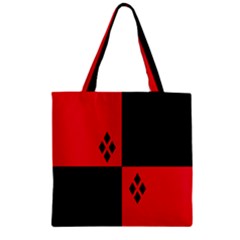 Harley Zipper Grocery Tote Bag by raeraeshescrafty