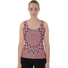 Abstract Art Abstract Background Art Pattern Velvet Tank Top