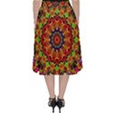 Fractal Mandala Flowers Classic Midi Skirt View2