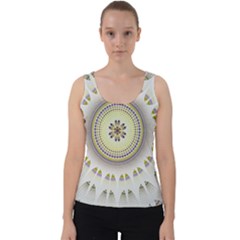 Mandala Fractal Decorative Velvet Tank Top