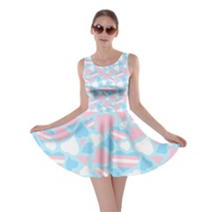 Transgender Pride Hearts; A Cute Trans Pride Motif! Skater Dress by PrideMarks