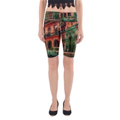 Havana Cuba Architecture Capital Yoga Cropped Leggings by Nexatart