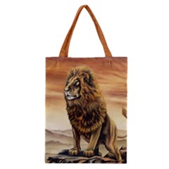 Golden Lion Classic Tote Bag by ArtByThree