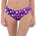 Default Floral Tissue Curtain Reversible Classic Bikini Bottoms View1