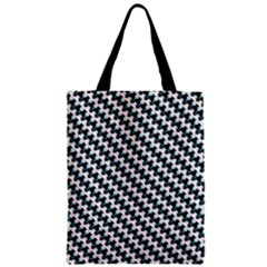 Massaging Kitties Houndstooth Pattern Zipper Classic Tote Bag by emilyzragz