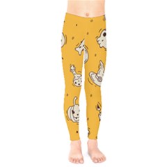 Funny Halloween Party Pattern Kids  Legging by HalloweenParty