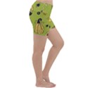 Funny Scary Spooky Halloween Party Design Lightweight Velour Yoga Shorts View3