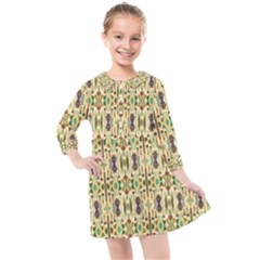 New Stuff-7 Kids  Quarter Sleeve Shirt Dress