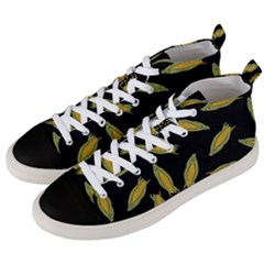 Corn Pattern Men s Mid-top Canvas Sneakers by Valentinaart