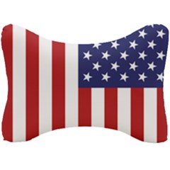 Us Flag Stars And Stripes Maga Seat Head Rest Cushion by snek