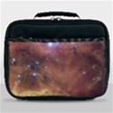 Cosmic Astronomy sky with stars orange brown and yellow Lunch Bag View1