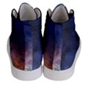 Lagoon Nebula Interstellar Cloud Pastel pink, turquoise and yellow stars Men s Hi-Top Skate Sneakers View4