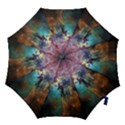 Lagoon Nebula Interstellar Cloud Pastel pink, turquoise and yellow stars Hook Handle Umbrellas (Medium) View1