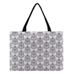 Scarab Pattern Egyptian Mythology Black And White Medium Tote Bag by genx