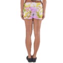 Pretty Pink, White And Yellow Cactus Dahlia Macro Yoga Shorts View2