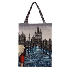 Rain In Prague Classic Tote Bag by ArtByThree