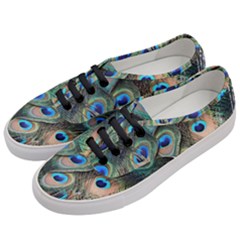 Peacock Feathers Bird Colorful Women s Classic Low Top Sneakers by Wegoenart