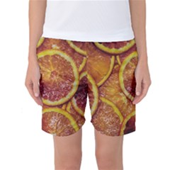 Blood Orange Fruit Citrus Fruits Women s Basketball Shorts by Wegoenart