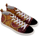 Blood Orange Fruit Citrus Fruits Men s Mid-Top Canvas Sneakers View3