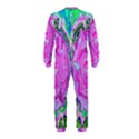 Groovy Pink, Blue And Green Abstract Liquid Art OnePiece Jumpsuit (Kids) View2