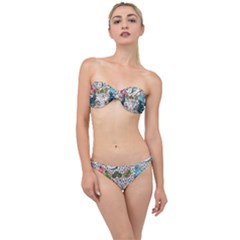 Happysnowman Classic Bandeau Bikini Set by chellerayartisans