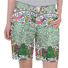 Snowglobe Pocket Shorts by chellerayartisans