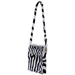 Zebra Horse Pattern Black And White Multi Function Travel Bag by picsaspassion