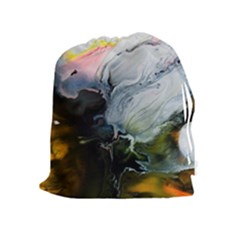 Art Abstract Painting Abstract Drawstring Pouch (xl) by Wegoenart