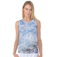 Coast Beach Shell Conch Water Women s Basketball Tank Top