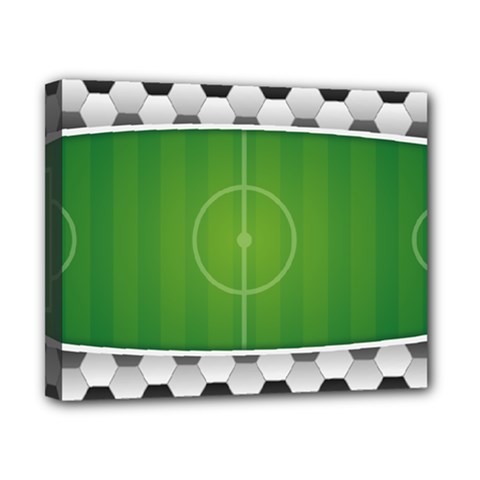 Background Sports Soccer Football Canvas 10  X 8  (stretched) by Wegoenart