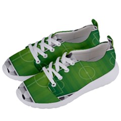 Background Sports Soccer Football Women s Lightweight Sports Shoes by Wegoenart