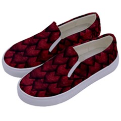 Red Dragon Kids  Canvas Slip Ons by LalaChandra