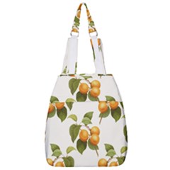 Apricot Fruit Vintage Art Center Zip Backpack by Pakrebo