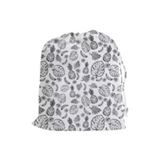 Tropical Pattern Drawstring Pouch (large)