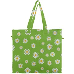 Daisy Flowers Floral Wallpaper Canvas Travel Bag