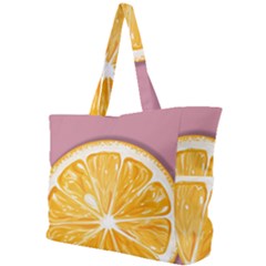 Pop Art Orange  Simple Shoulder Bag by Valentinaart