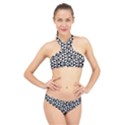 Geometric Tile Background High Neck Bikini Set View1