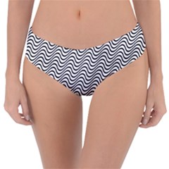 Wave Wave Lines Diagonal Seamless Reversible Classic Bikini Bottoms