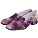 Amethyst purple violet Geode Slice Women s Classic Loafer Heels View2