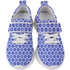 A Hexagonal Pattern Kids  Velcro Strap Shoes by Pakrebo