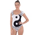 Yin Yang Eastern Asian Philosophy Short Sleeve Leotard  View1