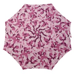 Standard Violet Pink Camouflage Army Military Girl Straight Umbrellas by snek