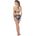 Mandala Calming Coloring Page Halter Side Cut Swimsuit View2