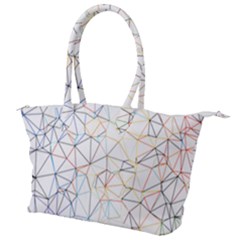 Geometric Pattern Abstract Shape Canvas Shoulder Bag by Mariart