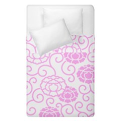 Peony Spring Flowers Duvet Cover Double Side (single Size) by Mariart